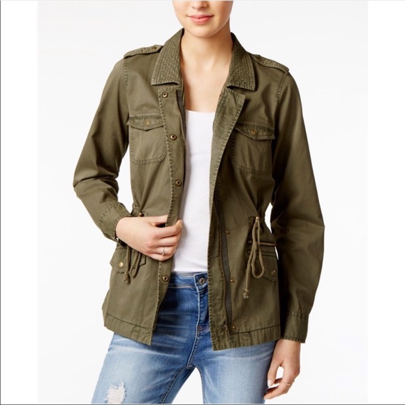 maison jules leather jacket